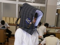 防災頭巾として