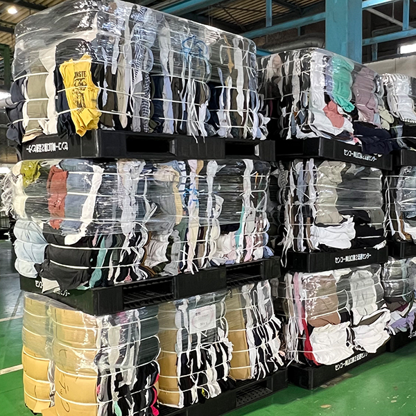 株式会社エヌ・シー・エス／繊維製品マテリアルリサイクル（古衣料品の保管・破砕・解繊・梱包）